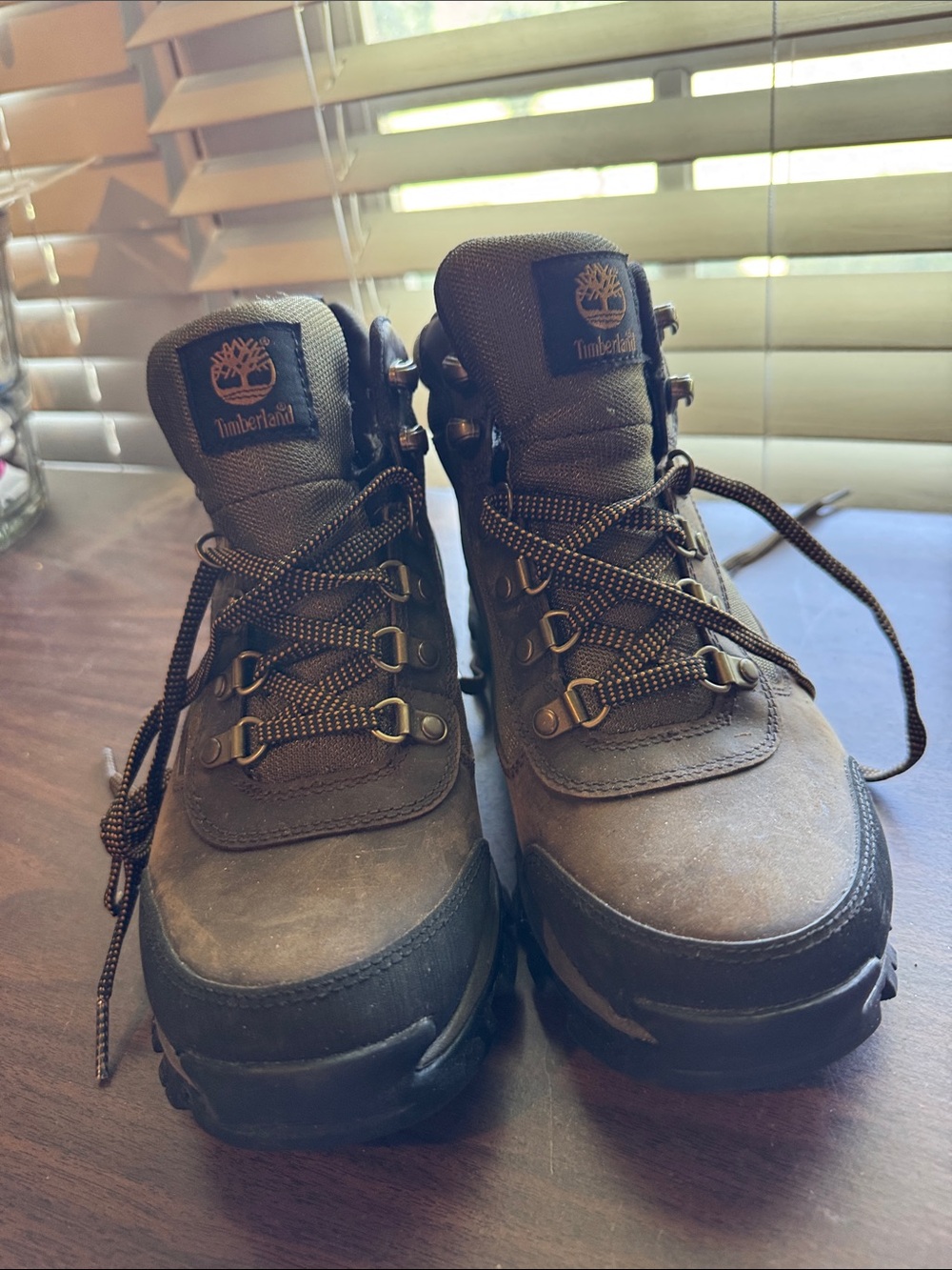 Timberland Dark Brown Leather Outdoor Boots
